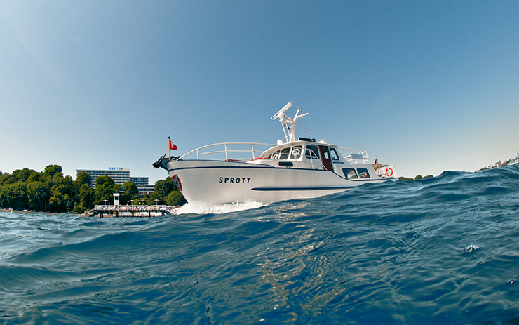 Boat of the PORT OF KIEL